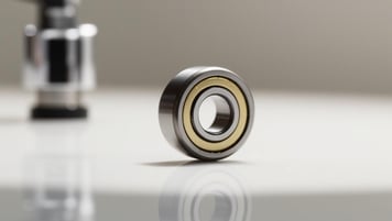 create a high resolution photograph of a miniature bearing used in precision instrument.